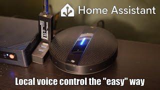 Voice Control and Wake Word Detection on USB Speakerphone in Home Assistant