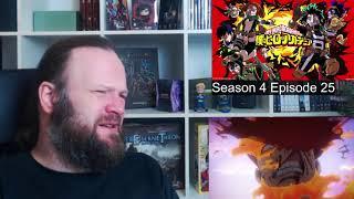 My Hero Academia Season 4 Episode 25 88 his start Reaction - burn and be the number one