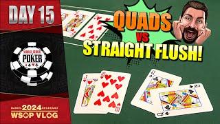 QUADS LOSE to a STRAIGHT FLUSH - Daniel Negreanu 2024 WSOP VLOG Day 15