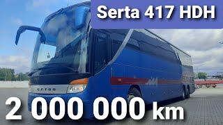 Обзор автобуса Setra S 417 HDH с пробегом 2 млн. км. за 16 лет эксплуатации