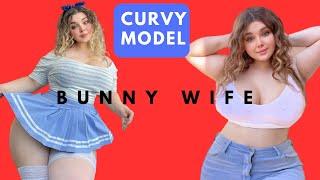 Bunny Wife Lingerie Model Swimwear Bikini  Try on Haul #bikinihaul #ssbbw #bbw