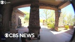 Delivery driver collapses on porch amid hot Arizona weather