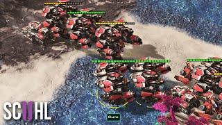 Cures MASS THOR ARMY - Starcraft 2 Cure vs. Dark