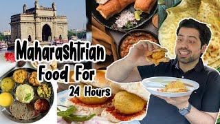 Eating Maharashtrian Food for 24 Hours  Ep-3