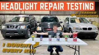 I Bought EVERY Headlight Restoration Kit At OReillys *And Tested Them*