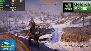 Assassins Creed Valhalla on Nvidia GeForce MX250  MX150  GT 1030  2021 Benchmark Gameplay
