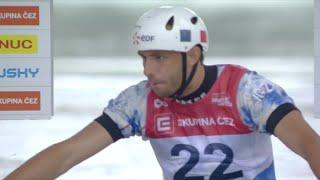 Top Three Mens Final  2023 ICF Canoe-Kayak Slalom World Cup Prague Czech Republic