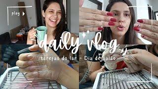 DAILY VLOG - ROTINA DA TARDE I TAREFAS  BÁSICAS DE TODA DONA DE CASA I MANUTENÇÃO DAS UNHAS