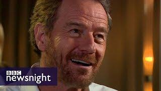 Breaking Bads BRYAN CRANSTON impersonates Trump - BBC Newsnight