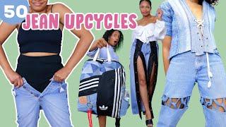 50 Ways to Upcycle Jeans You Cant Fit  DIY clothes thrift flip