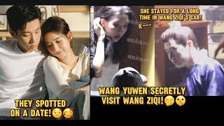 Wang Yuwen secretly visits Wang Ziqi on set #wangyuwen #wangziqi