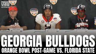 Kirby Smart & Georgia Bulldogs React to Georgias 60 Point Win vs. Florida State in Orange Bowl