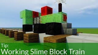 How To Build a Slime Block Train In Minecraft