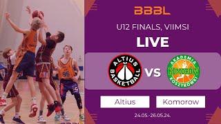 Altius 2012 vs AK Komorow 2012  BBBL Boys U12 Final Stage  Challenge Cup