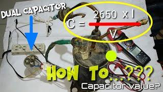 How to get the capacitor value using a formula part two