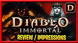 Diablo Immortal Review Max Level Diablo Immortal Alpha Gameplay Review  Feedback