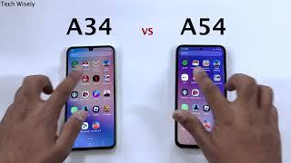 SAMSUNG A34 5G vs A54 5G - SPEED TEST