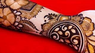 New Hibiscus Flowers Mehndi Designs Stylish front hand mehndi designs  indoors arabic henna