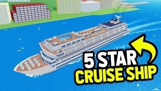 My 5 STAR Cruise Ship.. Made MILLIONS From Only RICH Customers Roblox Cruise Ship Tycoon