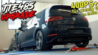 SERIENMOTOR + TTE485 Lader im Golf 7 GTI  2.0TSI EA888 Tuning  Dyno-Abstimmung