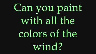 Colors of the Wind lyrics