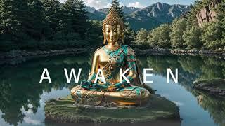 Awaken  Buddha Meditation With Water and Tibetan Bells  Healing Stress Relief Mind Body