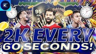 OMG 2K EVERY 60 SECONDS EAFC 24 BEST TRADING METHOD EA FC 24 SNIPING FILTERS & FLIPPING