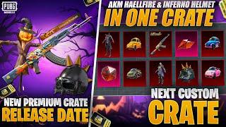 Akm Hellfire And Inferno Helmet Is Back  Premium Crate Release Date  Next Costume Crate  Pubgm