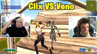 Clix VS Veno 1v1 TOXIC Buildfights