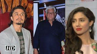 Pak artists Ali Zafar Mahira react on Om Puris Death