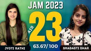 JAM 2023 Chemistry Topper InterviewJ Chemistry JAM ResultJAM Chemistry topper 2023Toppers talk