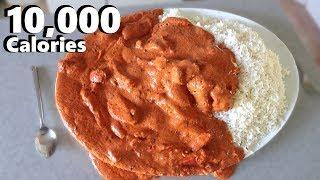 Massive Indian Curry Platter 10000 Calorie Feast