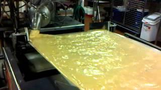 crunchie candy bars being made