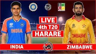 India vs Zimbabwe 4th T20 Live Scores  IND vs ZIM 4th T20 Live Scores & Commentary