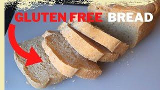 How to make EASY GLUTEN FREE  dairy free   eggs free sandwich BREAD