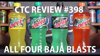 Mountain Dew Baja Blast vs. Baja Flash vs. Baja Punch vs. Zero Sugar CTC Review 398