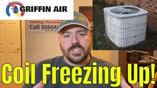 Heat Pump FREEZING UP ICE on COIL