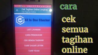 Cara cek semua tagihan online