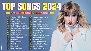 Taylor Swift Adele Rihanna The Weeknd Selena Gomez Bruno Mars  Dua Lipa  Pop Hits 2024