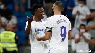 Karim Benzema and Vinicius Junior - All Assists to Each Other so far - 2018-2021