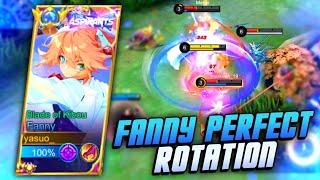 FANNY PERFECT ROTATION FULL GAMEPLAY NO CUT  MLBB