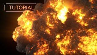 Explosion Workflows VFX Tutorial Phoenix FD 3Ds Max │RedefineFX