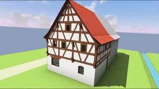 The tiny half-timbered house 1