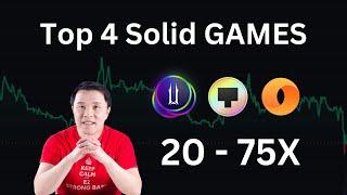 Crypto Gaming  Top 4 Solid Web 3 Games in 2024 with 20 - 75X Potential