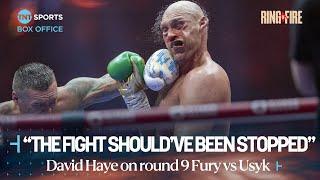 THE REF HELD USYKS ARM  Carl Frampton David Haye & Steve Bunce analyse round 9 of #furyusyk