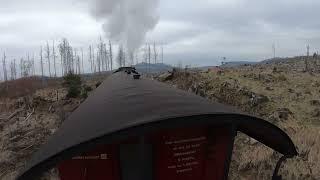 Zugmitfahrt auf der Brockenbahn  Teil 2  von Drei Annen Hohne bis Brocken