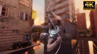 ANTI-OCK Suit White Version - Marvel’s Spider-Man 2 PS5 Free Roam Gameplay 4K60FPS