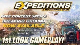 FREE CONTENT UPDATE BREAKING GROUND  EXPEDITIONS A MUDRUNNER GAME  GAMEPLAY  PS5.