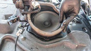 BMW X5 E53 front speaker replacement. Speaker BMW X5 does not work