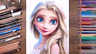 Drawing Frozen 2 - Elsa  drawholic